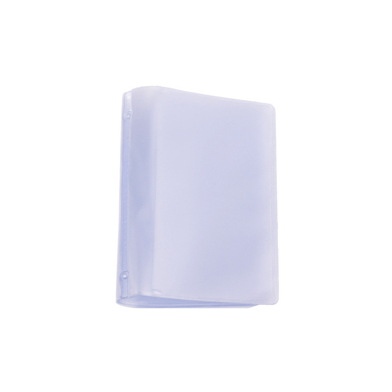 1 vnt. PVC kortelių laikiklis, skaidrus kortelių ekrano maišelis, sulankstytas plėvelė, foto kreditinės kortelės, kišenės, stacionarios korėjietiškų kortelių dėklas