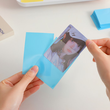 Ins Hot 20 бр./пакет Glitter Candy Color Kpop Toploader Card Photocard Storage Bag Idol Photo Cards Защитен калъф Канцеларски материали