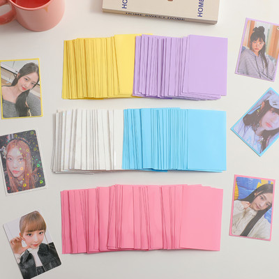 Ins Hot 20 бр./пакет Glitter Candy Color Kpop Toploader Card Photocard Storage Bag Idol Photo Cards Защитен калъф Канцеларски материали