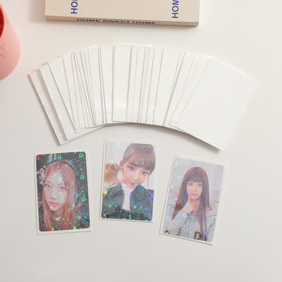 Ins Hot 20 buc/pachet Glitter Candy Color Kpop Toploader Card Photocard Geanta de depozitare Idol Photo Cards Husa protectoare Papetarie