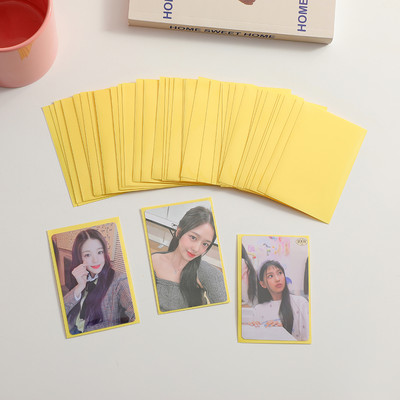 Ins Hot 20 buc/pachet Glitter Candy Color Kpop Toploader Card Photocard Geanta de depozitare Idol Photo Cards Husa protectoare Papetarie