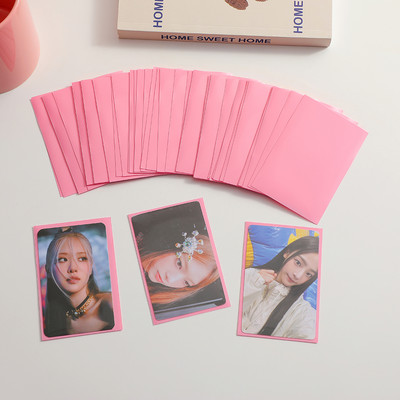Ins Hot 20 buc/pachet Glitter Candy Color Kpop Toploader Card Photocard Geanta de depozitare Idol Photo Cards Husa protectoare Papetarie