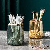 Kreatív tolltartó nagy kapacitású toll ceruzatartó sminkecset tároló doboz műanyag írószer íróasztal rendszerező