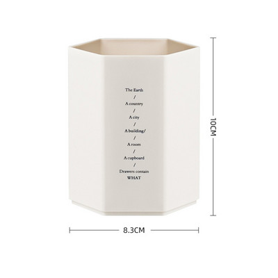 Kreatív tolltartó nagy kapacitású toll ceruzatartó sminkecset tároló doboz műanyag írószer íróasztal rendszerező