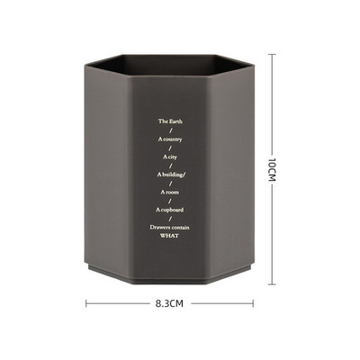 Kreatív tolltartó nagy kapacitású toll ceruzatartó sminkecset tároló doboz műanyag írószer íróasztal rendszerező