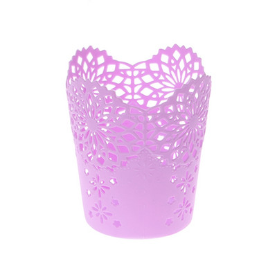 Novi šuplji uzorak prikladan je za male darove Plastični mali držač za olovke u vrtu Pribor za pisaći stolni pribor