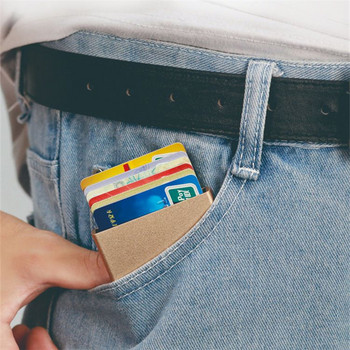 Κάτοχος πιστωτικής κάρτας KDD Anti Protect Κάτοχος κάρτας ταυτότητας ταξιδιού Ανδρικές Γυναικείες Μεταλλική θήκη πορτοφολιού RFID Porte Carte Box