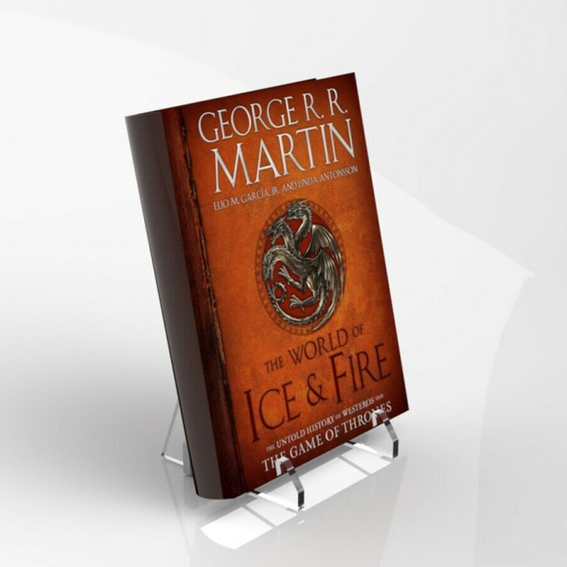 Akril könyvkijelző állvány kiskereskedelmi könyvtartó szakácskönyv-kő irodai használatra, akár 35 mm-es Think Books tárolására