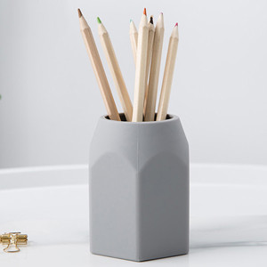 Silikoninis rašiklio laikiklis paprastas vienspalvis pieštukų laikiklis vaikiškas raštinės reikmenų stalinis makiažo šepetėlis laikiklis CL-2560