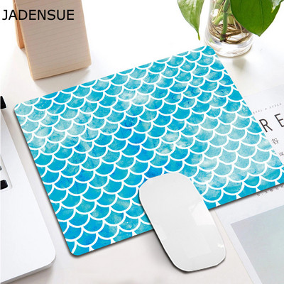 Deskpad Creative Square Dream Fish Scales Desgin Cute Mouse Pad Kawaii Desk Mats for Office PC Tipkovnica Računalo Podloga za miš