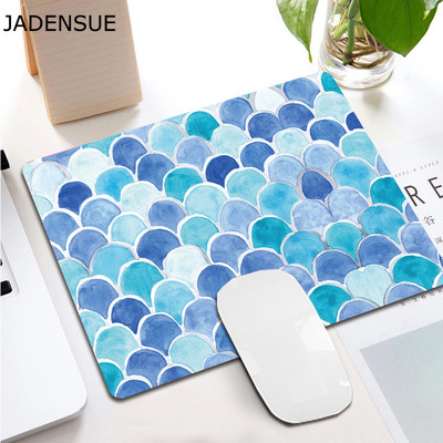 Deskpad Creative Square Dream Fish Scales Desgin Cute Mouse Pad Kawaii Desk Mats for Office PC Tipkovnica Računalo Podloga za miš