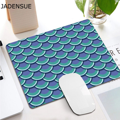 Deskpad Creative Square Dream Fish Scales Desgin Cute Mouse Pad Kawaii Desk Mats for Office PC Tipkovnica Računalo Podloga za miš