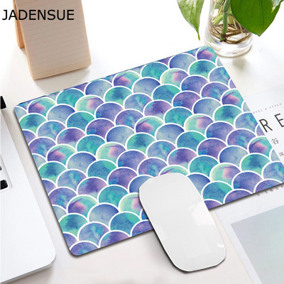 Deskpad Creative Square Dream Fish Scales Desgin Cute Mouse Pad Kawaii Desk Mats for Office PC Tipkovnica Računalo Podloga za miš