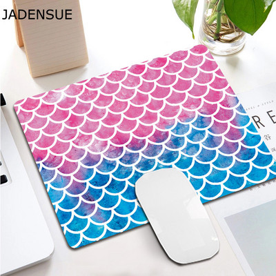 Deskpad Creative Square Dream Fish Scales Desgin Cute Mouse Pad Kawaii Desk Mats for Office PC Tipkovnica Računalo Podloga za miš