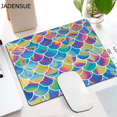 Deskpad Creative Square Dream Fish Scales Desgin Cute Mouse Pad Kawaii Desk Mats for Office PC Tipkovnica Računalo Podloga za miš