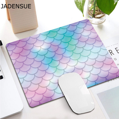 Deskpad Creative Square Dream Fish Scales Desgin Cute Mouse Pad Kawaii Desk Mats for Office PC Tipkovnica Računalo Podloga za miš