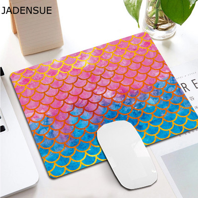 Deskpad Creative Square Dream Fish Scales Desgin Cute Mouse Pad Kawaii Desk Mats for Office PC Tipkovnica Računalo Podloga za miš