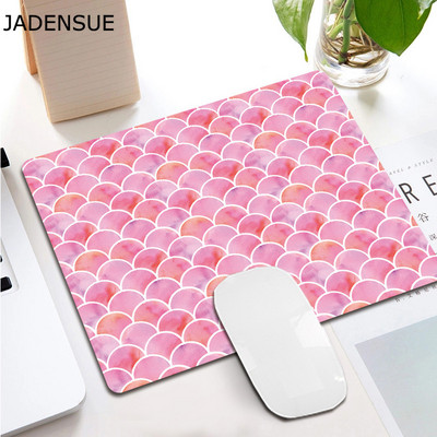 Deskpad Creative Square Dream Fish Scales Desgin Cute Mouse Pad Kawaii Desk Mats for Office PC Tipkovnica Računalo Podloga za miš