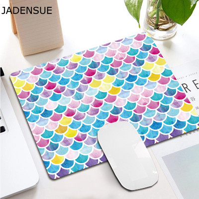Deskpad Creative Square Dream Fish Scales Desgin Cute Mouse Pad Kawaii Desk Mats for Office PC Tipkovnica Računalo Podloga za miš