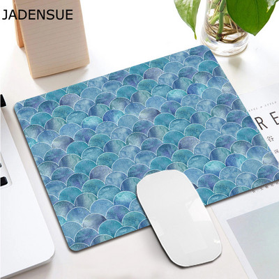 Deskpad Creative Square Dream Fish Scales Desgin Cute Mouse Pad Kawaii Desk Mats for Office PC Tipkovnica Računalo Podloga za miš