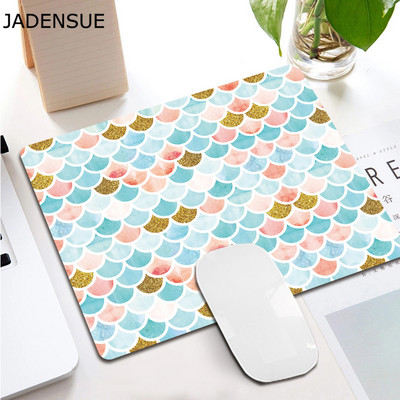 Deskpad Creative Square Dream Fish Scales Desgin Cute Mouse Pad Kawaii Desk Mats for Office PC Tipkovnica Računalo Podloga za miš