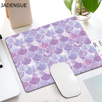 Deskpad Creative Square Dream Fish Scales Desgin Cute Mouse Pad Kawaii Desk Mats for Office PC Tipkovnica Računalo Podloga za miš