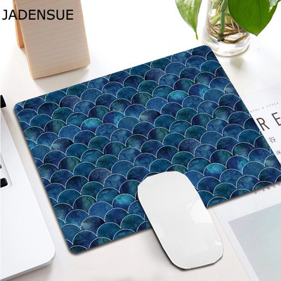 Deskpad Creative Square Dream Fish Scales Desgin Cute Mouse Pad Kawaii Desk Mats for Office PC Tipkovnica Računalo Podloga za miš
