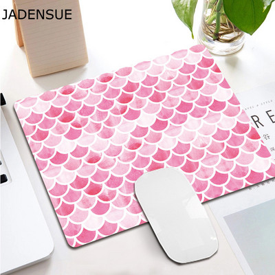Deskpad Creative Square Dream Fish Scales Desgin Cute Mouse Pad Kawaii Desk Mats for Office PC Tipkovnica Računalo Podloga za miš