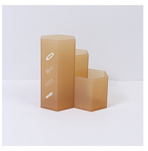 Stolni držač za olovke, 3 utora za stolni uredski organizator, držač kista za šminku