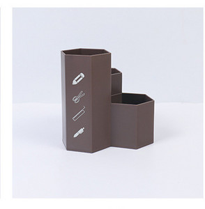 Stolni držač za olovke, 3 utora za stolni uredski organizator, držač kista za šminku