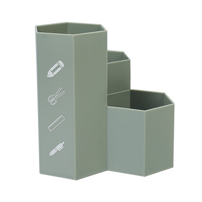 Stolni držač za olovke, 3 utora za stolni uredski organizator, držač kista za šminku