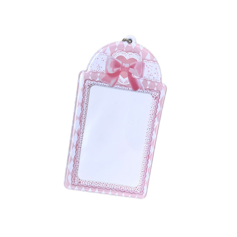 Átlátszó fotókártya-tartó, 3 hüvelykes fotóhüvelyes kártyatartó Idol Kpop fotóvédő Buszkártya Diákírószer kellékek