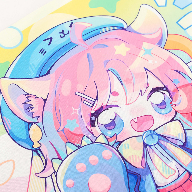 Crtani mekana slatka slatka djevojka Podloga za stol Studentski dom Podloga za miš Podloga za tipkovnicu računala Podloga za stol Dekoracija stola Žena