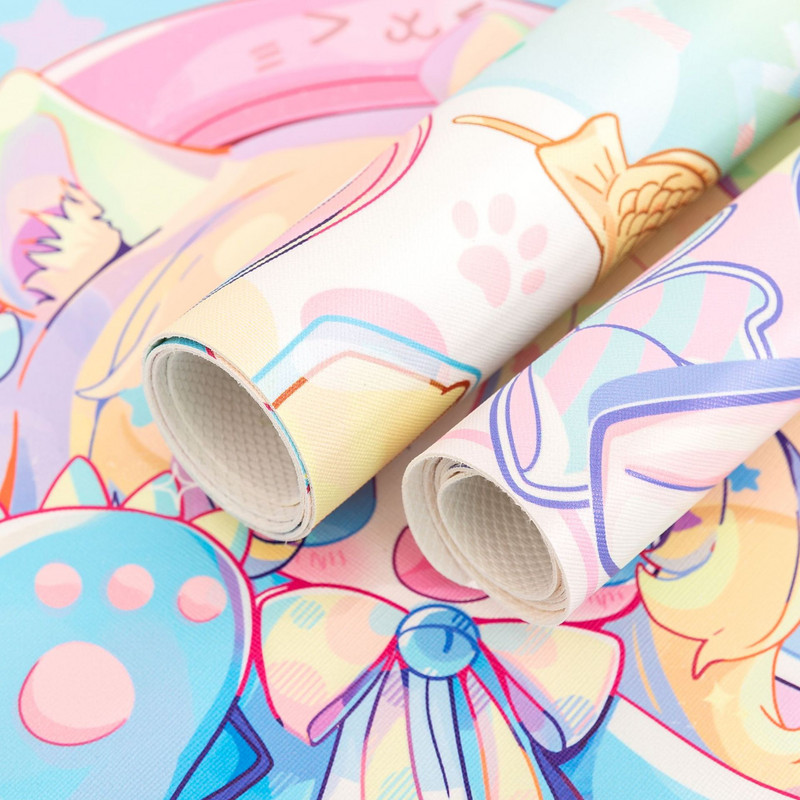 Crtani mekana slatka slatka djevojka Podloga za stol Studentski dom Podloga za miš Podloga za tipkovnicu računala Podloga za stol Dekoracija stola Žena