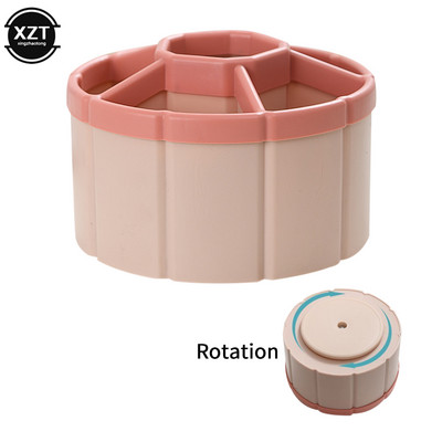 360° rotējošs pildspalvu turētājs lielas ietilpības jauks zīmuļu uzglabāšanas kastīte Galddatora organizators Skolas biroja kancelejas preces