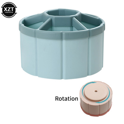 360° rotējošs pildspalvu turētājs lielas ietilpības jauks zīmuļu uzglabāšanas kastīte Galddatora organizators Skolas biroja kancelejas preces