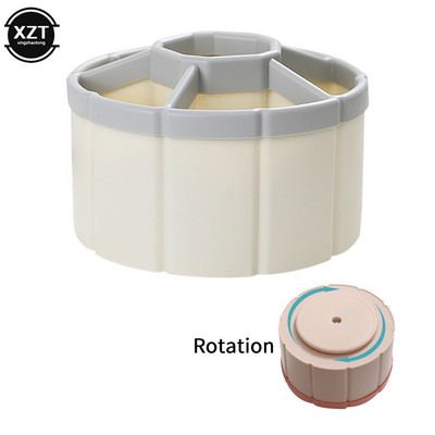 360° rotējošs pildspalvu turētājs lielas ietilpības jauks zīmuļu uzglabāšanas kastīte Galddatora organizators Skolas biroja kancelejas preces