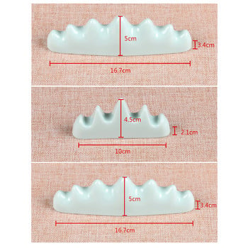 Umitive 1 бр. Керамичен държач за четка за писане Поставка за писалка за китайска калиграфия За рисуване с акварелно мастило Училищни офис консумативи