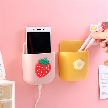 Cute Storage Rack Kawaii Pen Washi Tape Holder Punch Organizer για επιτοίχιο γραφείο Τηλεχειριστήριο πόρτας τηλεόρασης Θήκη κινητού τηλεφώνου