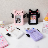Creative Wing Devil 3 inča Photocard Držač kartice Meki pliš Zaštitna navlaka za fotografije Kawaii Pandent Stacionar