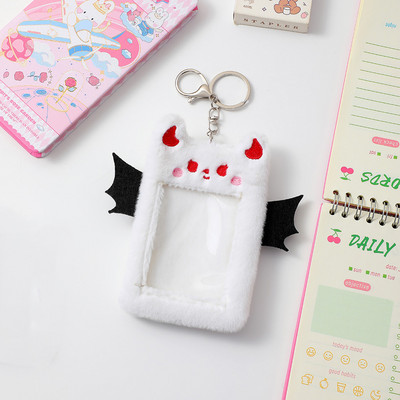 Creative Wing Devil 3 inča Photocard Držač kartice Meki pliš Zaštitna navlaka za fotografije Kawaii Pandent Stacionar
