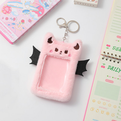 Creative Wing Devil 3 inča Photocard Držač kartice Meki pliš Zaštitna navlaka za fotografije Kawaii Pandent Stacionar