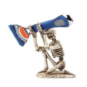 Suport pentru stilou cu craniu Suport pentru pix din rășină pentru depozitare la birou Suport pentru creion Craniu Decoratiuni de Halloween органайзер для канцелярии