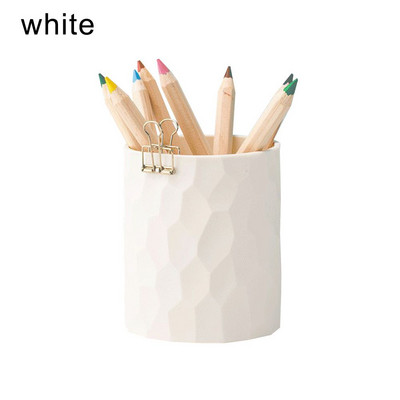 Nordic Style silikoninio pieštuko konteinerio rašiklio laikiklis Daugiafunkcis makiažo šepetėlio laikiklis darbalaukio laikiklis namų mokyklai