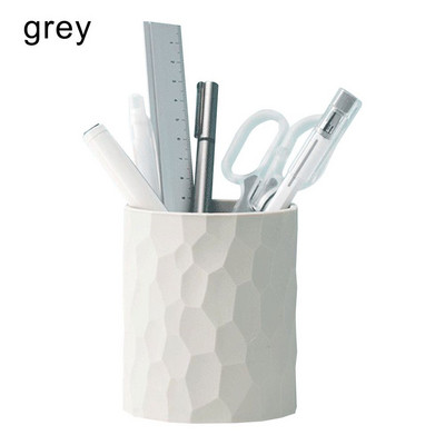 Nordic Style silikoninio pieštuko konteinerio rašiklio laikiklis Daugiafunkcis makiažo šepetėlio laikiklis darbalaukio laikiklis namų mokyklai