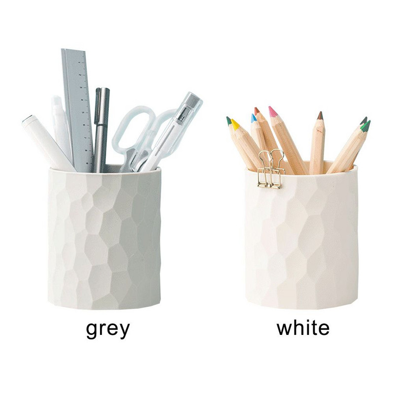 Nordic Style silikoninio pieštuko konteinerio rašiklio laikiklis Daugiafunkcis makiažo šepetėlio laikiklis darbalaukio laikiklis namų mokyklai