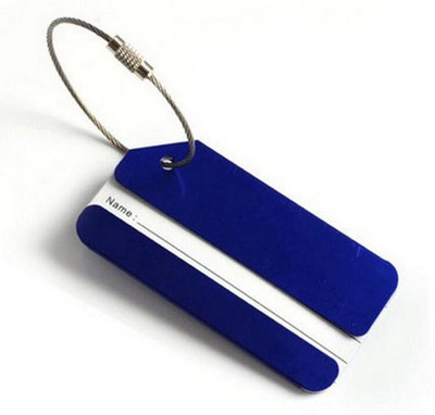 Etichete pentru bagaje din aluminiu, metalice