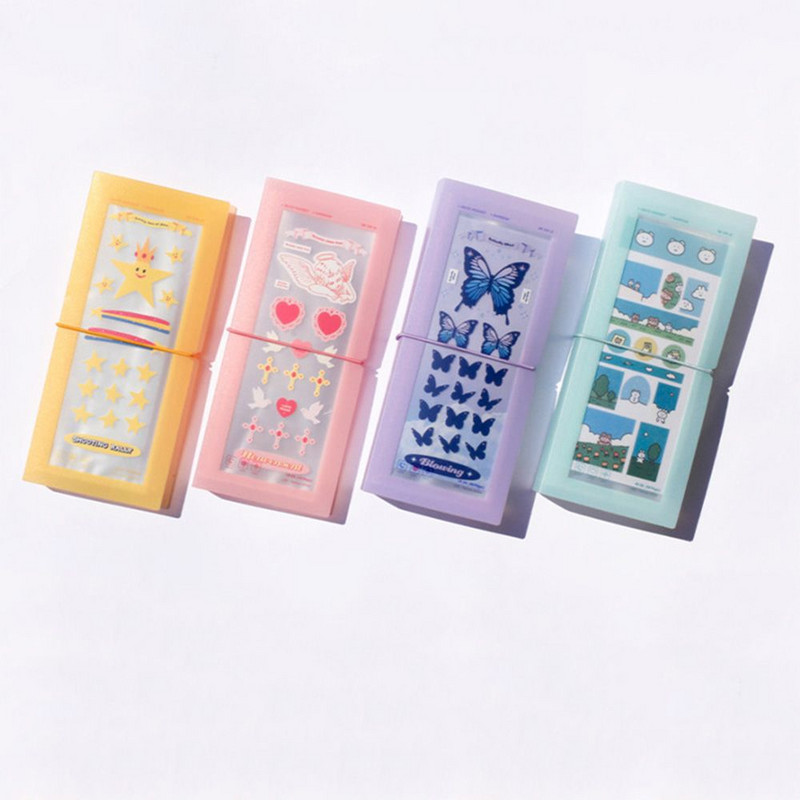 Autocolante Volume de depozitare Produse de arhivare Inserare autocolante Folder Broșura în spirală Cartela de idoli Autocolante decorative Carte de depozitare