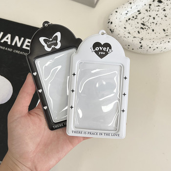 MINKYS New Arrival Kpop Photo Card Holder Idol Photo Protective Display Sleeves Kawaii Канцеларски материали