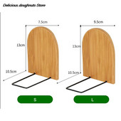 SL Nature Bamboo Desktop Organizator Držač za knjige Završeci za knjige Stalak Polica Uredski dodaci